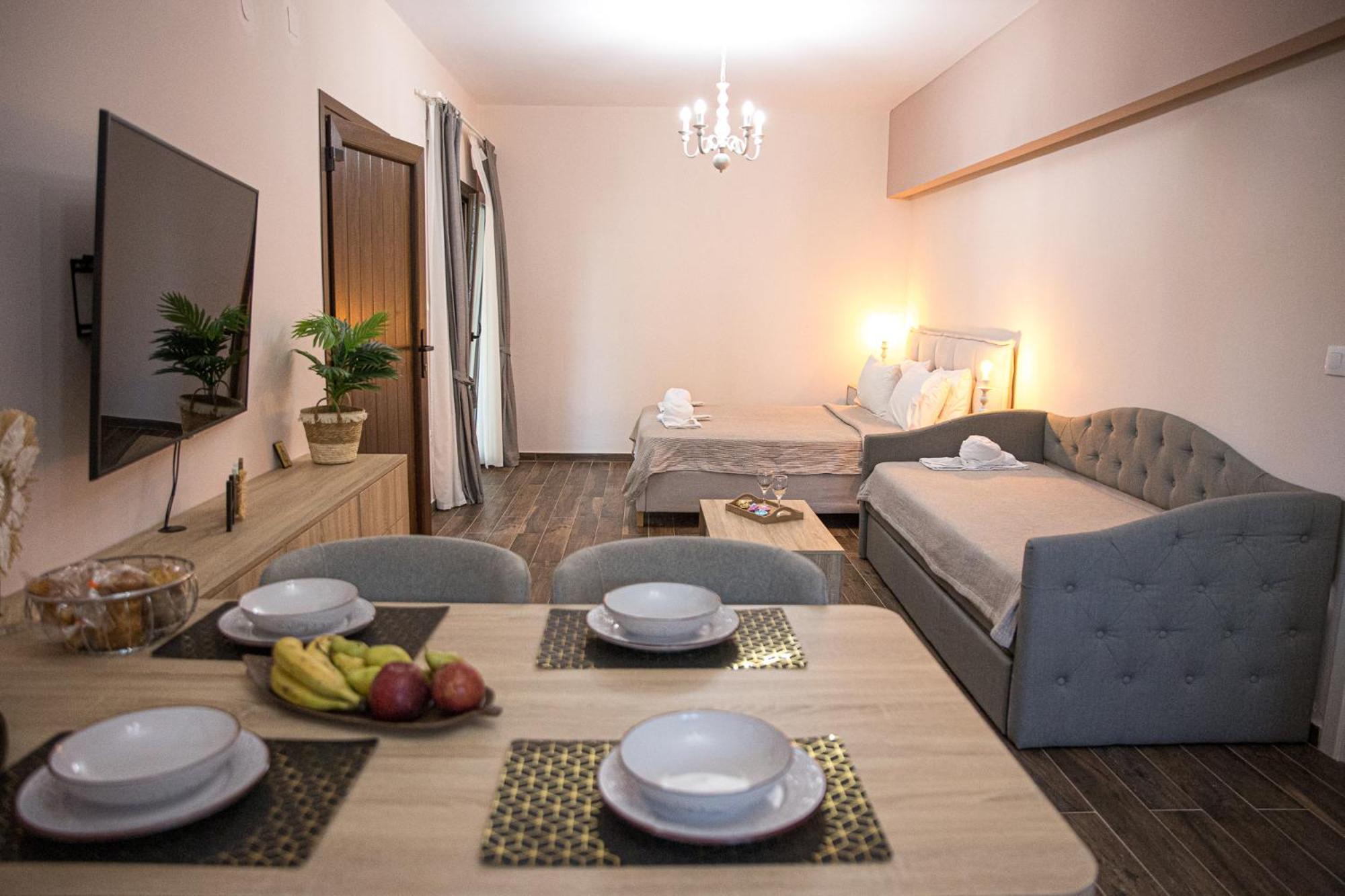 Countryside Luxury Studios Káto Lekhónia Bagian luar foto