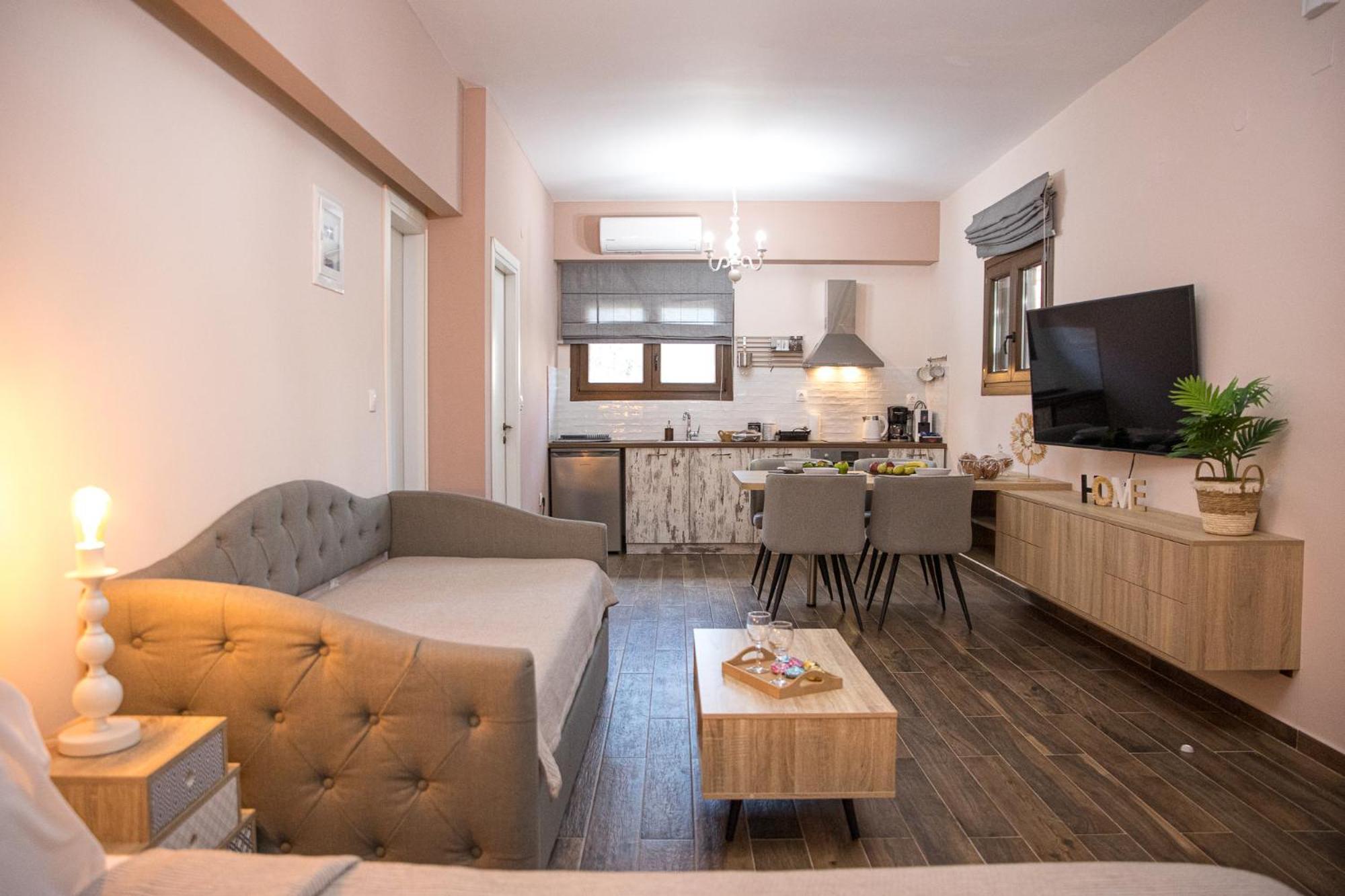 Countryside Luxury Studios Káto Lekhónia Bagian luar foto